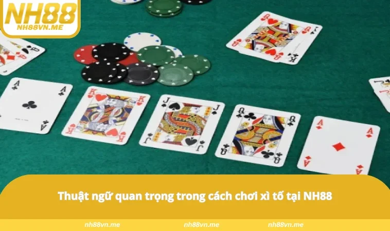 Thuật ngữ quan trọng trong cách chơi xì tố tại NH88
