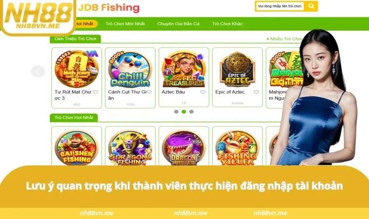 Lưu ý quan trọng khi thành viên thực hiện đăng nhập tài khoản