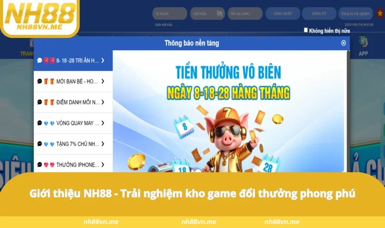 Giới thiệu NH88 - Trải nghiệm kho game đổi thưởng phong phú
